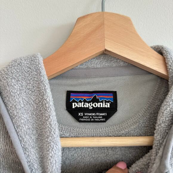 Patagonia Performance Better Sweater Hooded Fleece Jacket Feather Gray XS - Picture 4 of 7